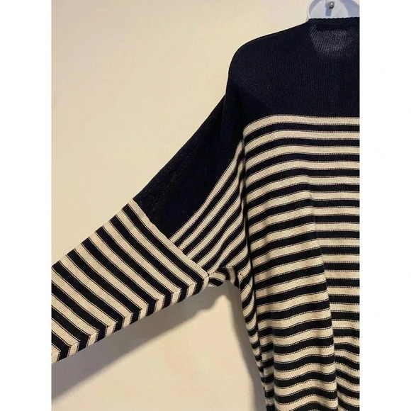Navy and White Sweaters Roberto Collina Sweaters SIZE S - Picture 3 of 7